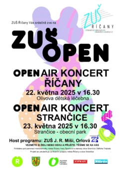 ZUŠ OPEN: 22. 05. 2025 v Olivovně