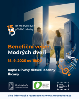 Benefiční večer Modrých dveří 18. 09.