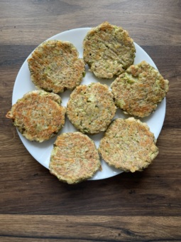 Květákové placičky.