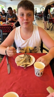 Michal před pobytem.